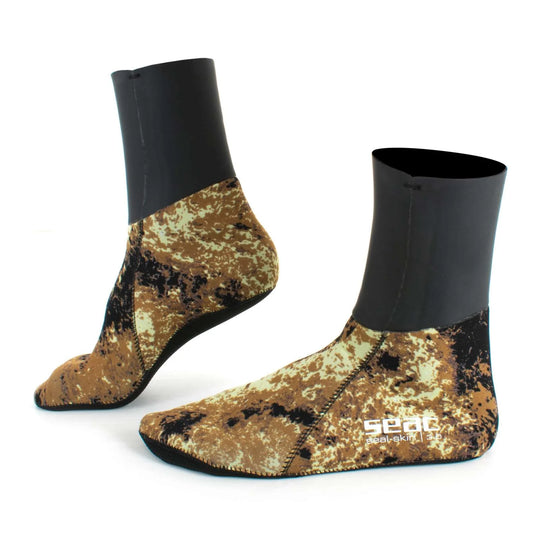 SEAC Socks Seal Skin Camo-Brown
