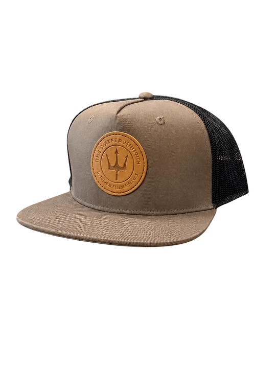 BWH Hat - Leather Corp Logo Snapack