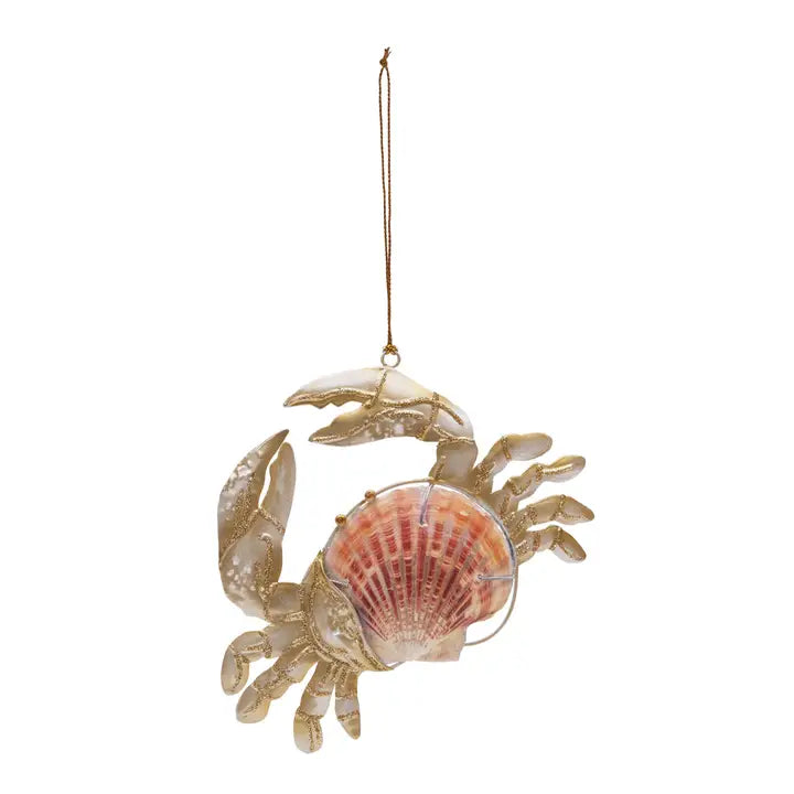 Christmas Coral Fish & Shell Ornament