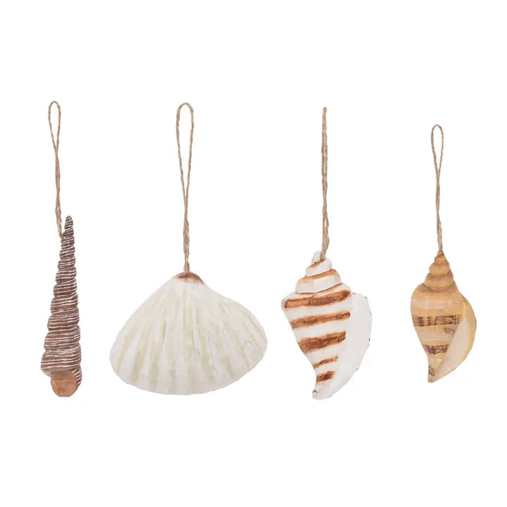 Christmas Shell Ornament