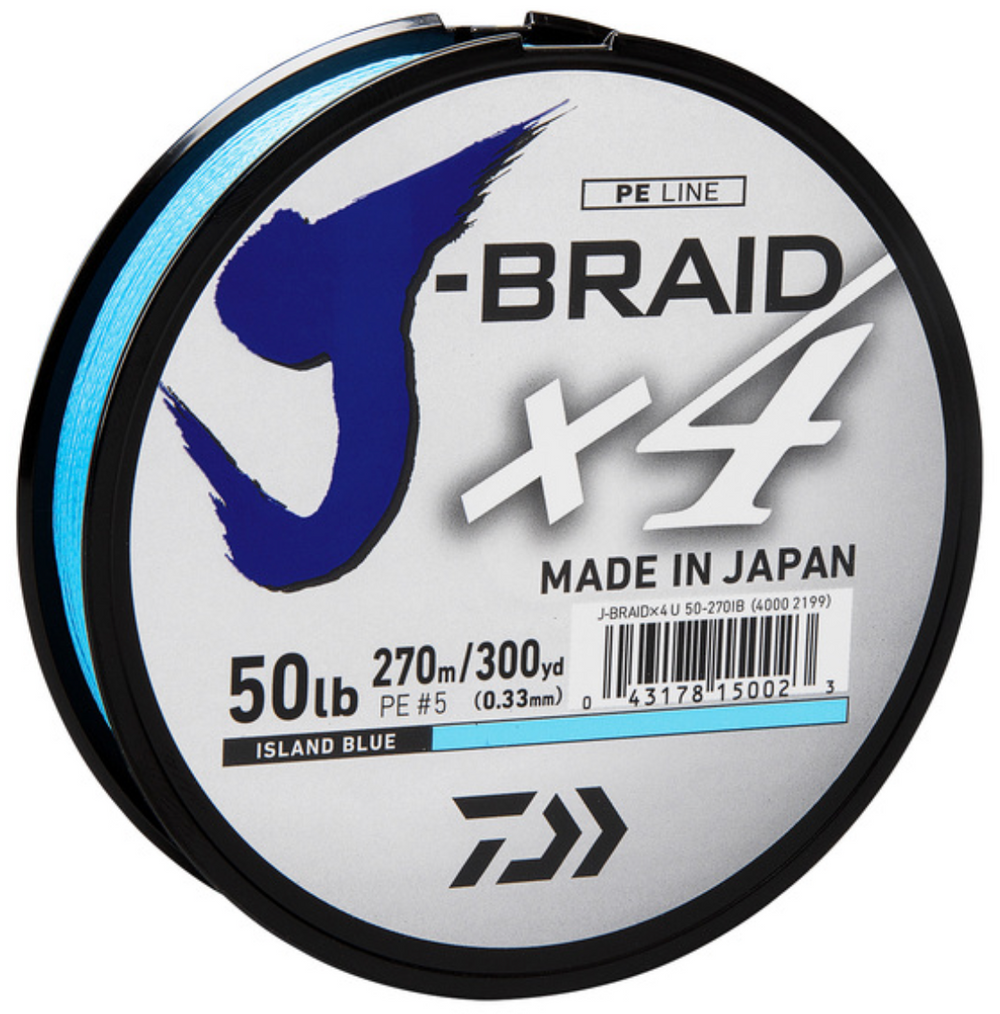 DAIWA - J BRAID X4 300 YARDS